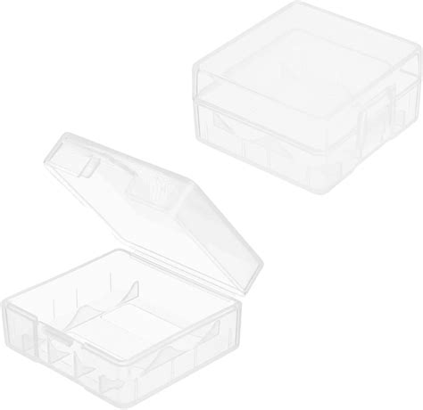 metal battery box 18350|Fielect 2 x 18350 Battery Storage Case Holder Organizer Box .